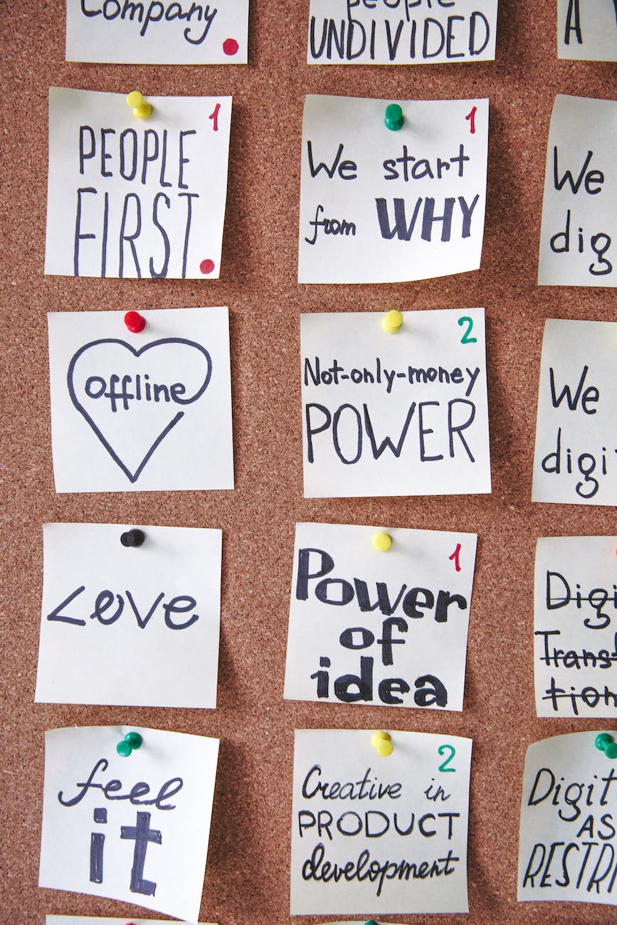 notes on board