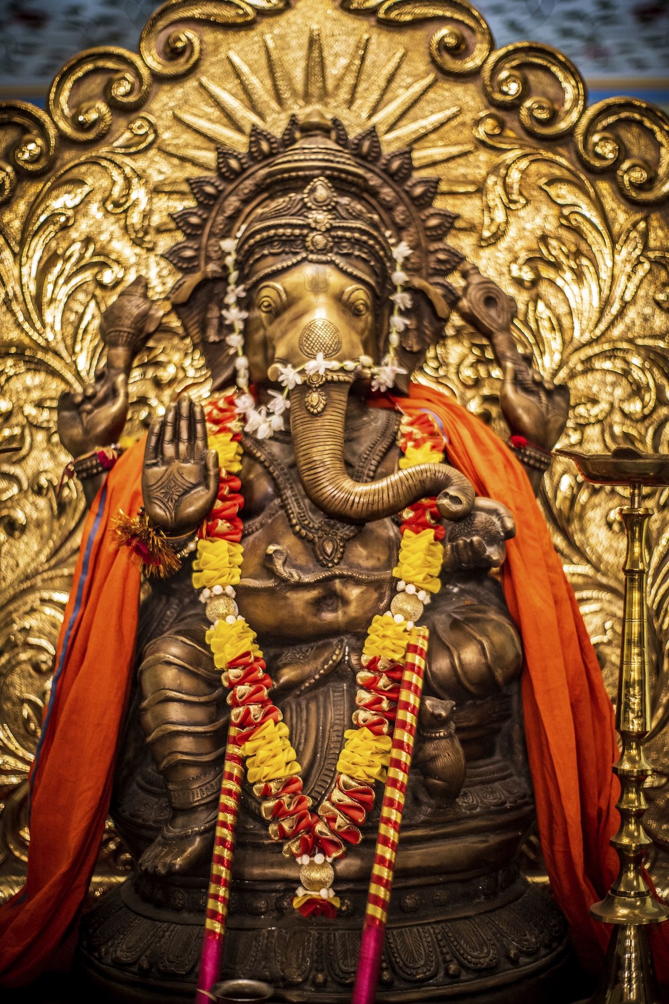 Hindu elephant god, Ganesha statue